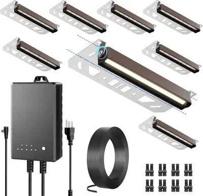 8-Pack Waterproof LED Retaining Wall Lights, 12V Outdoor Step Li, View more