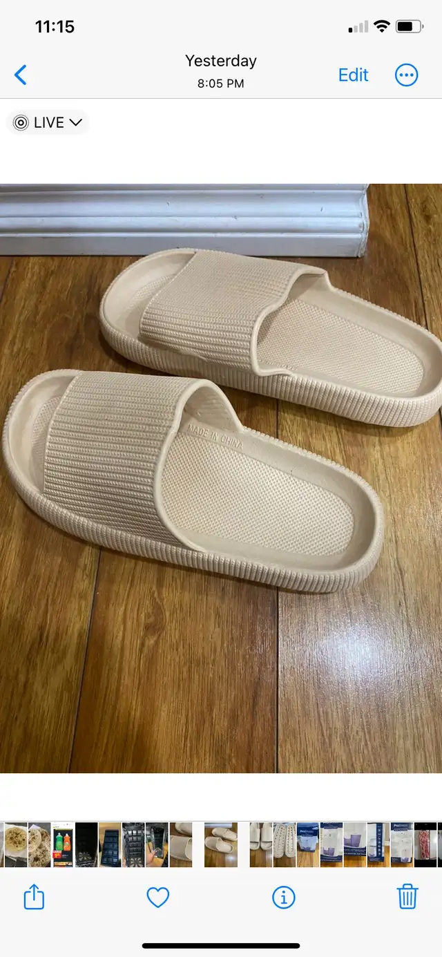 MOLATIN Pillow Slippers for Women and Men,Non-Slip Quick Drying  in Women's - Shoes in London - Image 10
