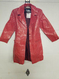 NEW  Women's Leather Jacket, sz medium
