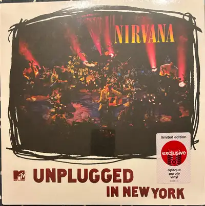 Available if ad is up! Nirvana MTV Unplugged in New York Vinyl Record LP BRAND NEW SEALED Limited ed...