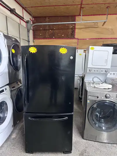 Fridge GE 30” wide, %100 working 30 Days Warranty, View more