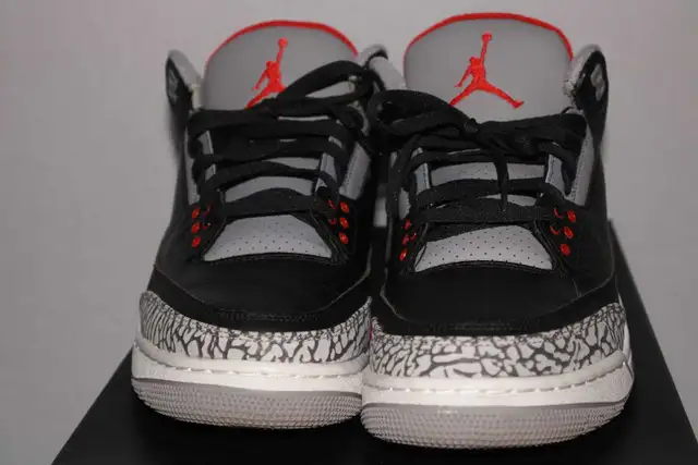 air Jordan 3  black cement 2018  in Men's Shoes in City of Toronto - Image 7
