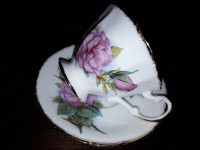 FINE BONE CHINA CUP AND SAUCER - PINK ROSE,  PARAGON