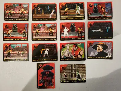 Mortal Kombat 90's Trading Cards (63 Cards) RARE CHASE CARDS, View more