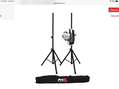 PRO X SPEAKER STANDS, View more