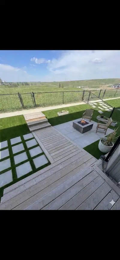 Sod fence deck and more, View more