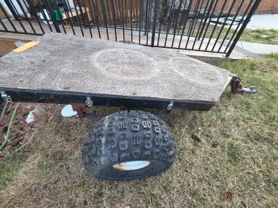 1 7/8 ball Haul behind your Atv / Side by side Heavy duty will handle moose even Price is obo