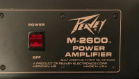 Peavey M2600 Power Amplifier.