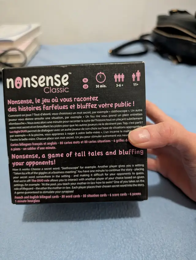 Nonsense silly fun story game