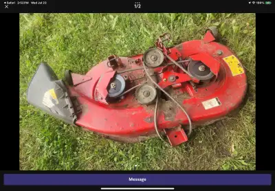 ISO 42” mower deck, View more