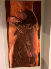 Oil painting of torso, Winged Victory of Samothrace (Nike) $75