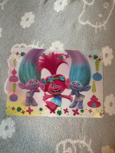 Walmart: Kids Trolls Placemat for Food Brand new never used. Location: I’m in the Bayshore area near...