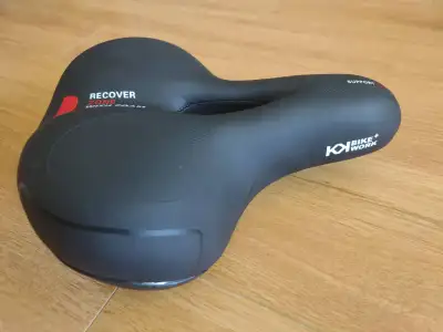 Bike Saddle and Heavy Duty Looped End Cable., View more