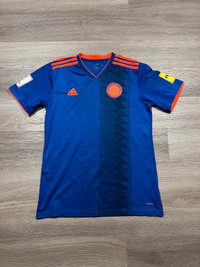 Adidas Colombia 2018 WC Soccer Away Jersey Men's Size L