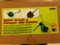 TOILET BRUSH & PLUNGER SET