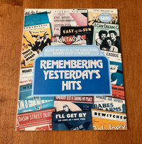 Reader’s Digest Lyric Book Rembering Yesterday’s Hits from 1986 