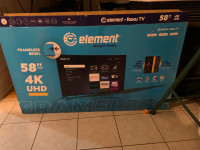 Element 58" 4K UHD Roku TV $325