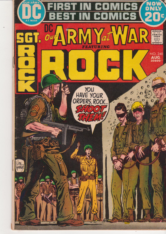 DC Comics - Our Army At War - Issue #248 (Aug. 1972). in Comics & Graphic Novels in Peterborough