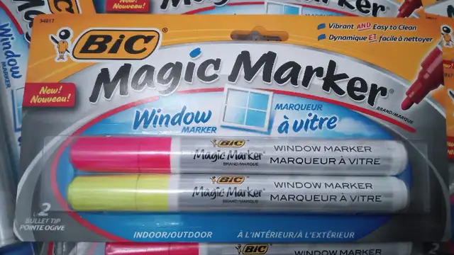 Marqueurs à vitre BIC Magic Markers for Glass Windows in Hobbies & Crafts in City of Montréal - Image 4