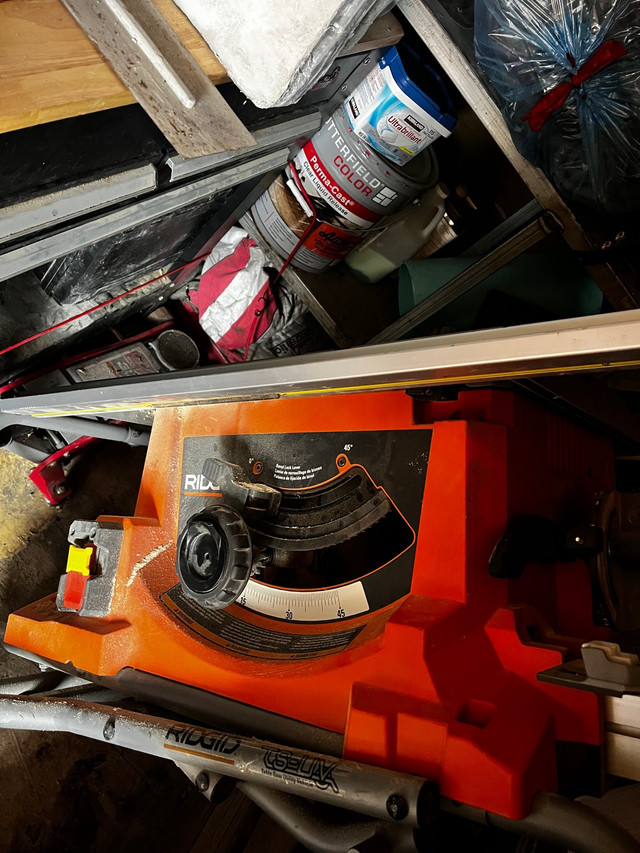Ridgid 10” table saw and stand  in Power Tools in St. Catharines
