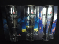 Heineken Soccer Glasses