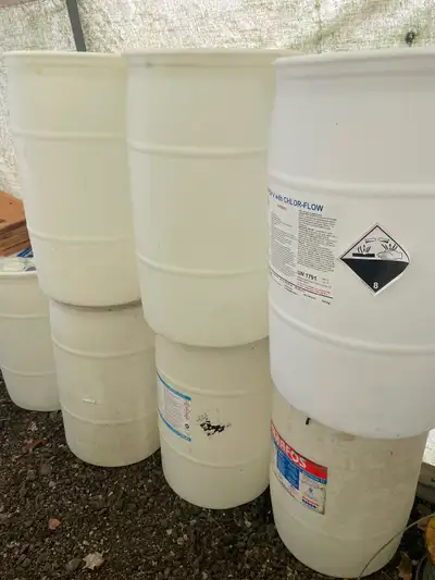 Potable water, plastic barrels, View more