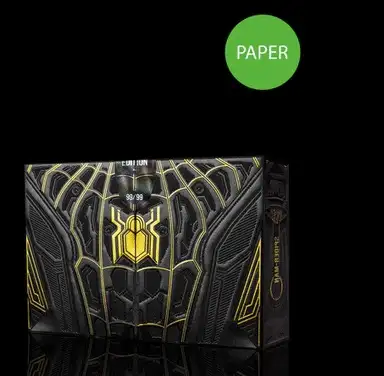 Cardmafia Spider-Man Black and gold playing cards, View more