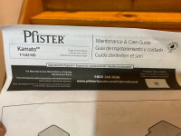 New Pfister push and seal pop up drain assembly