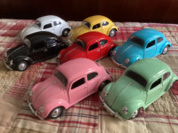 Volkswagen miniature (1:24) de différentes couleurs