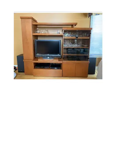 Meuble de salon (Unité murale/ television) -VENTE RAPIDE, View more
