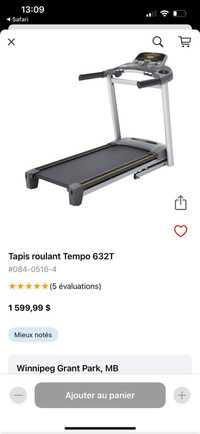 Tapis roulant et bicyclette exercice 