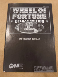 Original Super Nintendo Snes instruction manuals 