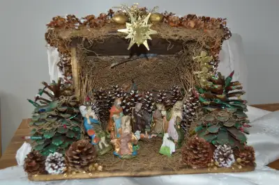 crèche de noel, 40$, View more