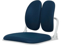 Dual-Backrests Ergonomic Floor Chair with Back Support