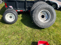 Tractor tires and wheels - new