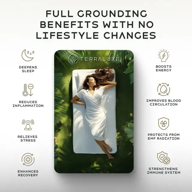 Terraluxe Grounding Bed Sheet (Cali King) in Bedding in City of Montréal - Image 5