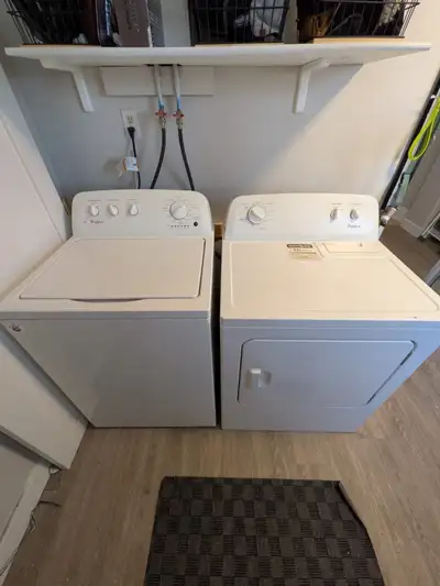 Whirlpool washer and dryer set, full size, View more
