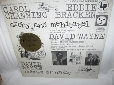 Archy And Mehitabel (A Back-Alley Opera) Musical New  Vinyl LP, View more