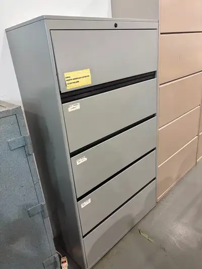 USED FILING/STORAGE CABINET W/ FIVE LEVELS, View more