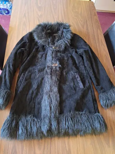 Black coat, brand new, size M, View more