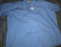 $15 Scorpion blue work shirt, new with tags, 4XL