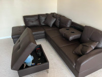 Free Delivery On Leather Sectional Sofa 