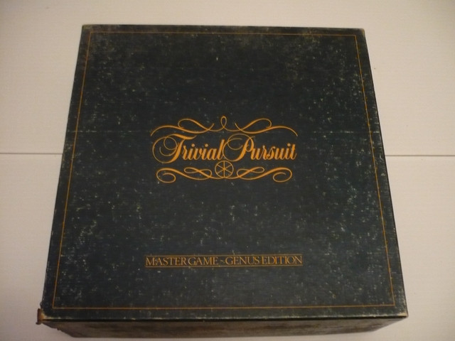 Trivial Pursuit Master Game Genus Edition 1981 in Toys & Games in Cambridge