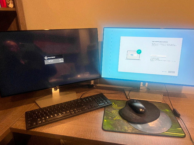 Dell computer with two monitors in Monitors in Hamilton - Image 2