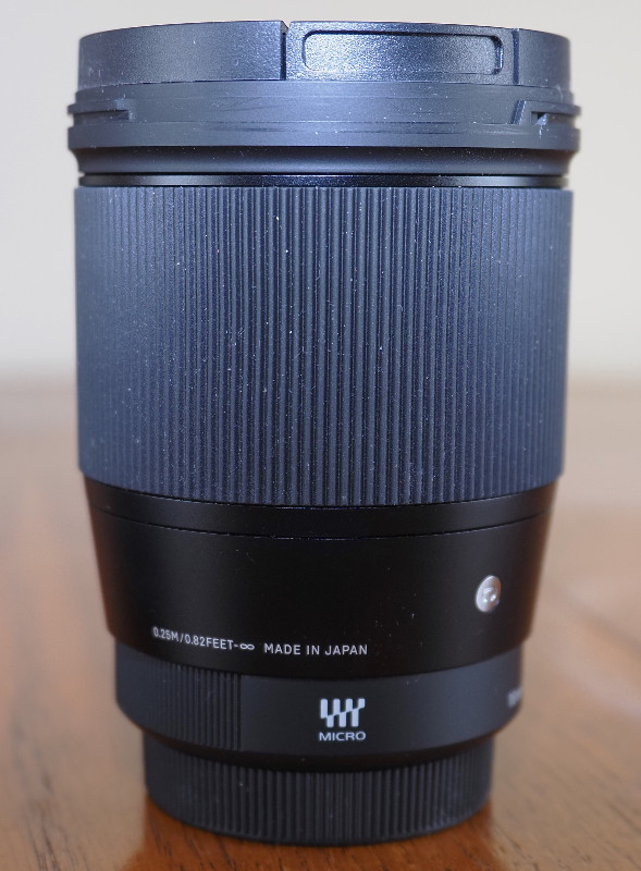 Sigma 16mm f1.4 DC DN lens for M4/3s cameras for sale in Cameras & Camcorders in Mississauga / Peel Region - Image 4