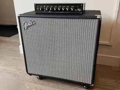 Like new Rumble 500 and 1x15 neodymium cabinet. Both with gig bag, cover, and foot switch. Very low...