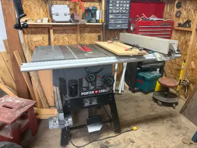 Porter Cable 10" table saw, View more