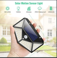 100 Led Solar Motion Sensor Security Light 