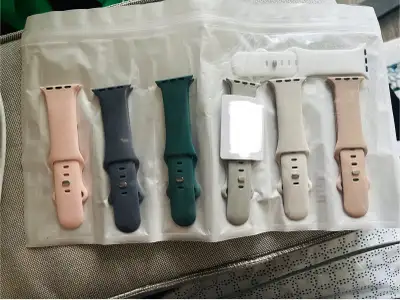 Apple Watch silicone bands pack new , View more