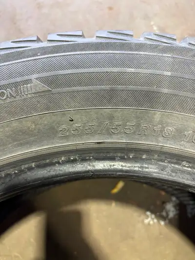 Pneus d’hiver encore en bon état